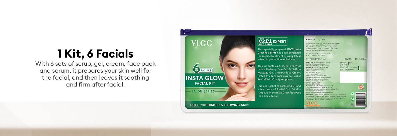 Benefits of 252 g - Salon Series Insta Glow Facial Kit