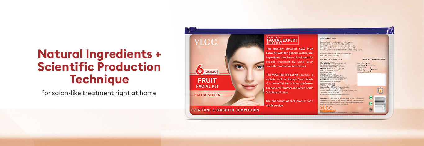 Benefits of Salon Series Fruit Facial Kit ( 6 Facials ) - 300 g