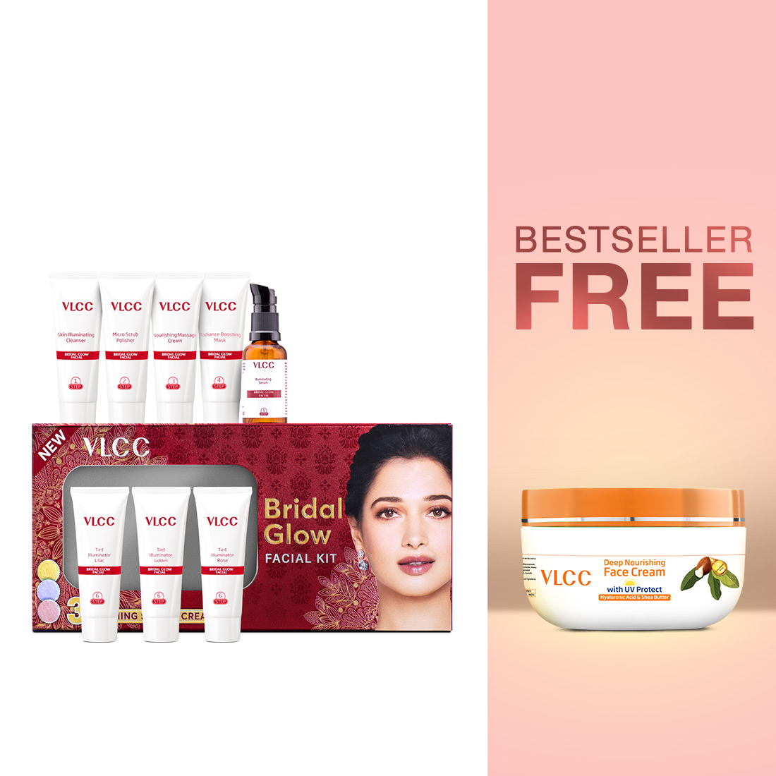 VLCC Bridal Glow Facial Kit - Unveil Your Wedding Day Glow