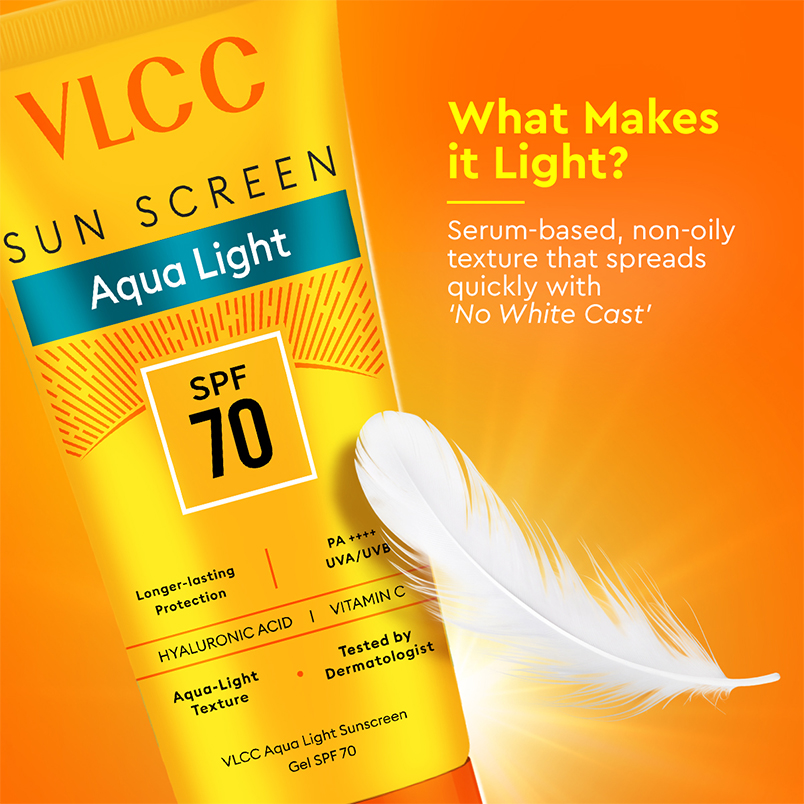 Benefits of Aqua Light Sunscreen Gel SPF 70 PA++++ 30 g, Ultra-High UV Protection 