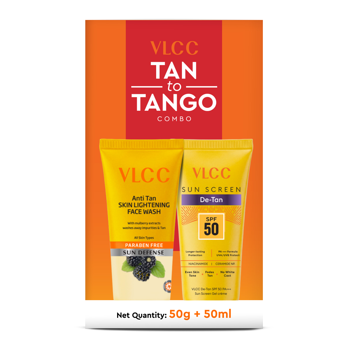 Tan-to-Tango Combo | Anti-Tan + SPF 50