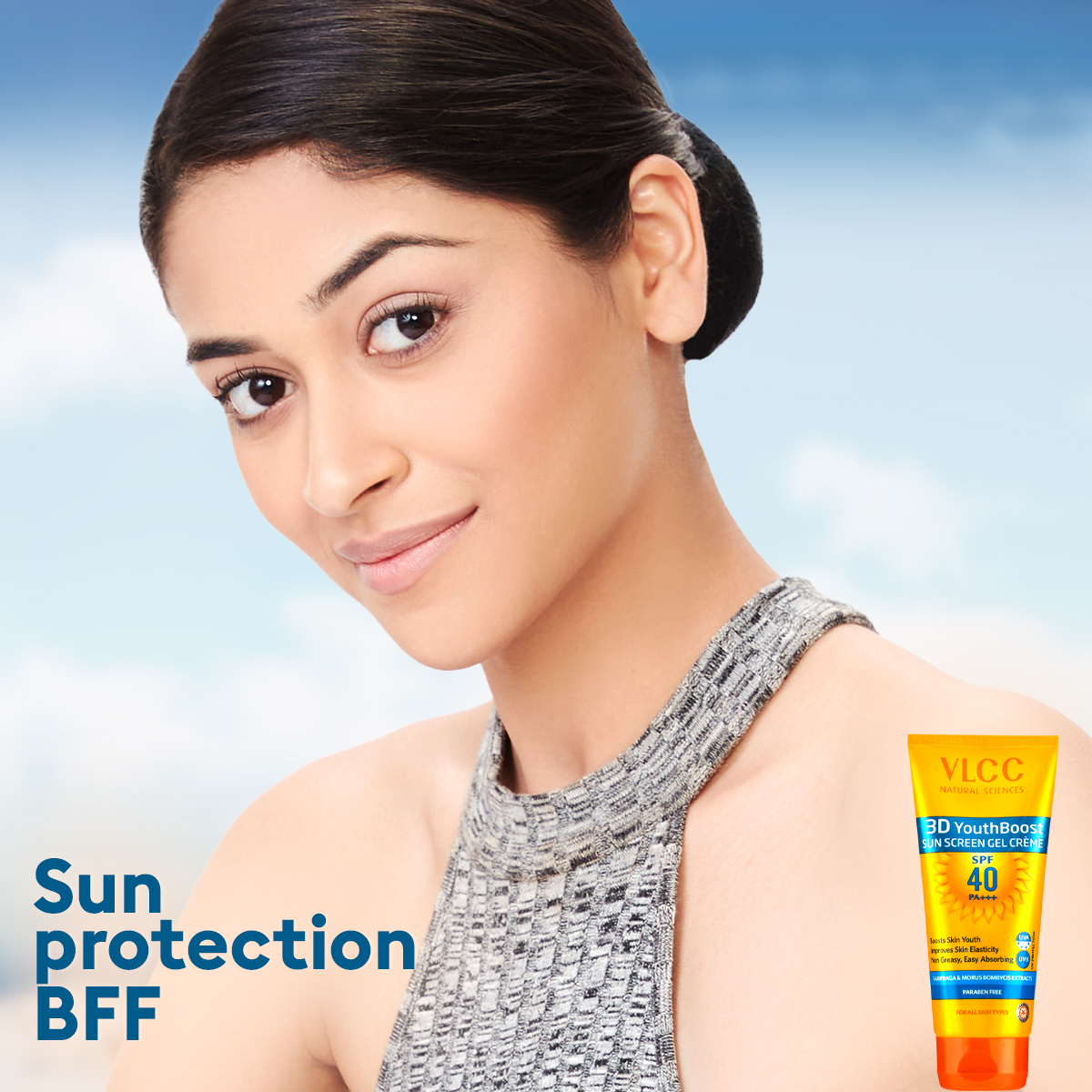 Vlcc 3D Youthboost Spf 40 Pa+++ Sun Screen Gel Creme (100 G).