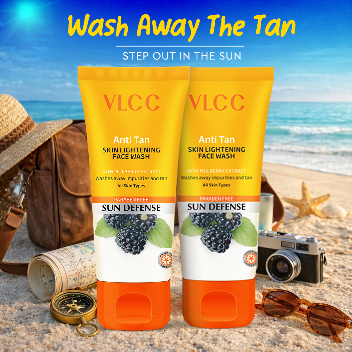 VLCC Anti Tan Skin Lightening Face Wash - Reveal a Brighter and Tan-Free Complexion