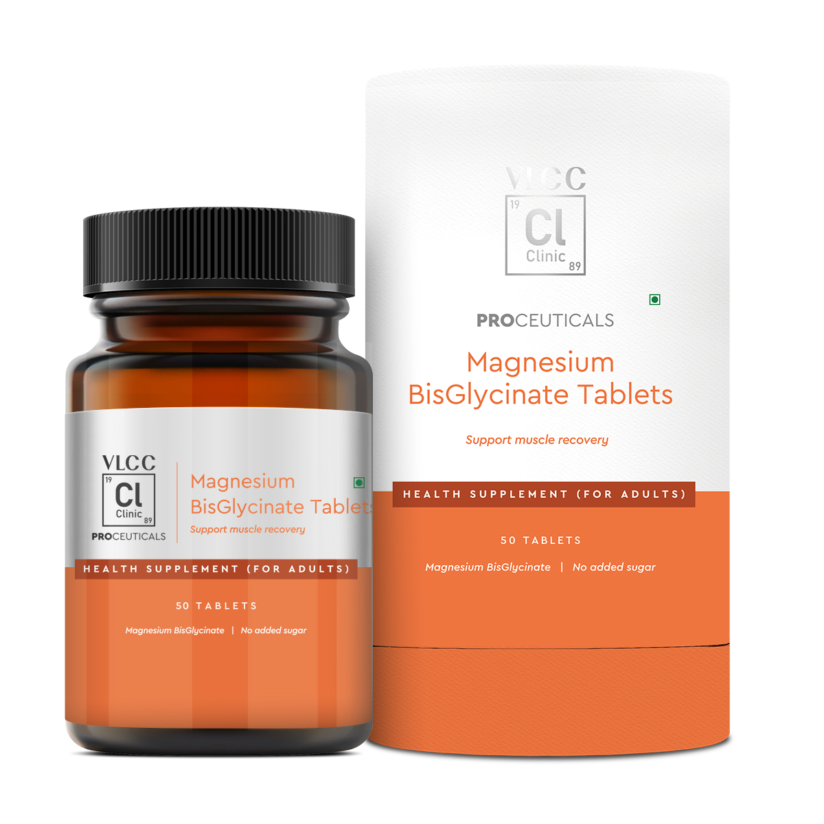 VLCC Magnesium Bisglycinate – Muscle Recovery & Relaxation