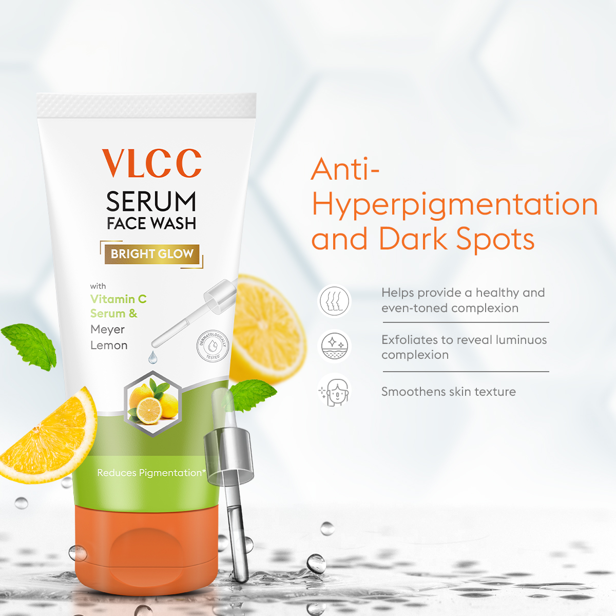 Vlcc Meyer Lemon Vitamin C Serum Face Wash 100Ml
