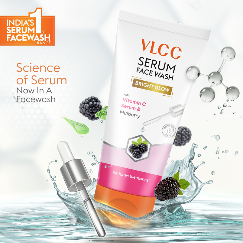 VLCC Serum Face Wash Vitamin C & Mulberry - Illuminating Cleanser