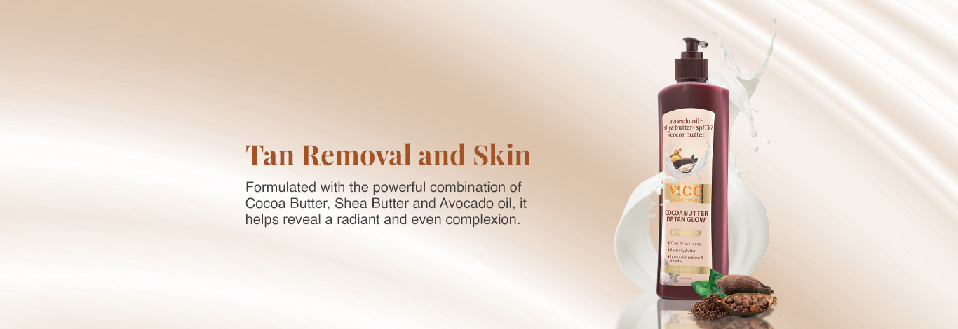 Benefits of Cocoa Butter De-Tan Glow Body Lotion SPF 30 Pa+++ - 400 ml