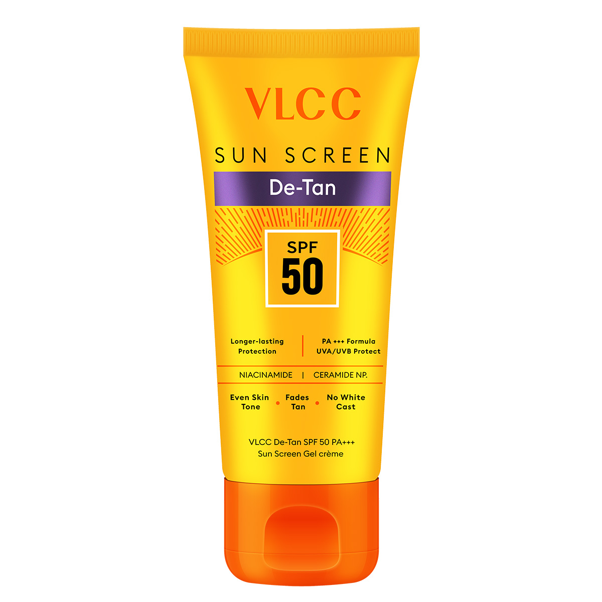 VLCC De Tan SPF 50 PA+++ Sunscreen - Effective Sun Protection and Skin De-Tanning