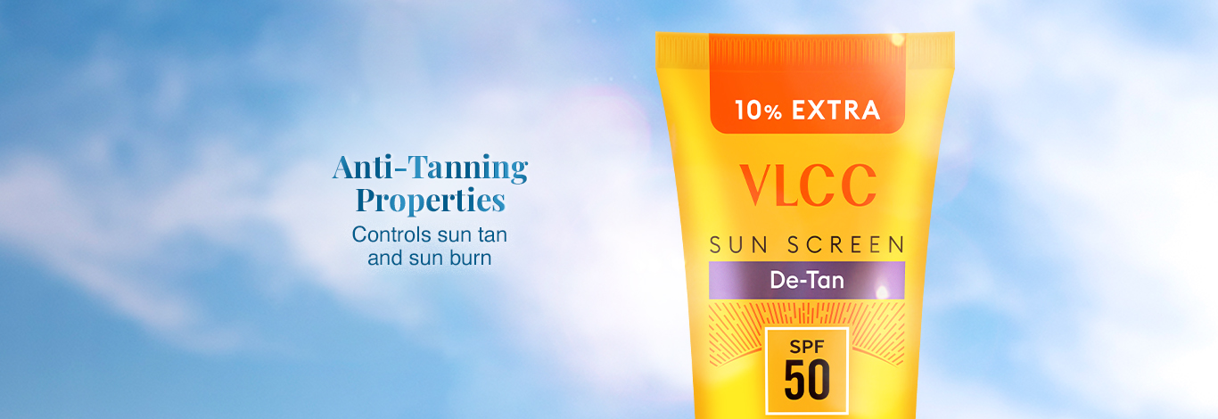 Benefits of De Tan SPF 50 PA+++ Sunscreen Gel Cream - 100 g with 25 g Extra