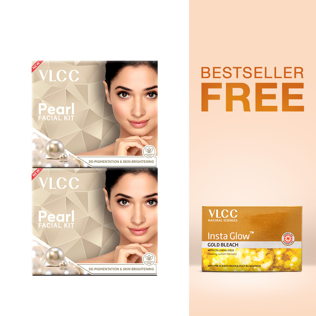 VLCC Pearl Single Facial Kit | Radiant Complexion and Luminous Glow