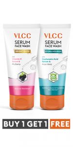 Vitamin C & Mulberry Serum Face Wash for AM & Aloe Vera Serum Face Wash for PM