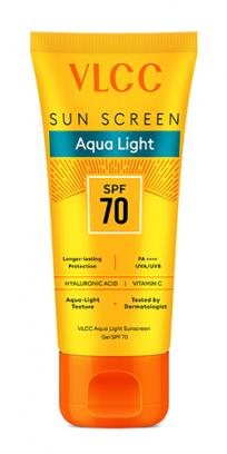Aqua Light Sunscreen Gel SPF 70 PA++++ 30 g, Ultra-High UV Protection 