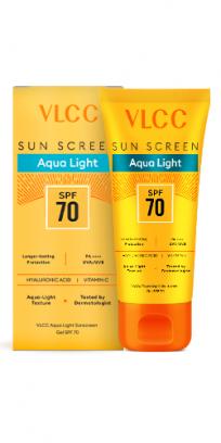 Aqua Light Sunscreen Gel SPF 70 PA++++ 100g, Ultra-High UV Protection 