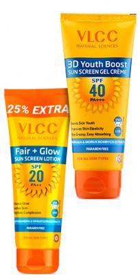Fair+Glow SPF 20 & 3D Youth Boost SPF 40 PA +++ Sunscreen