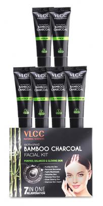 Activated Bamboo Charcoal Facial Kit Balanced & Glowing Skin - 60 g