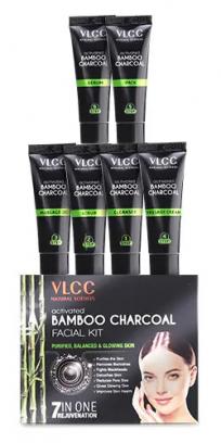 Activated Bamboo Charcoal Facial Kit Balanced & Glowing Skin - 60 g