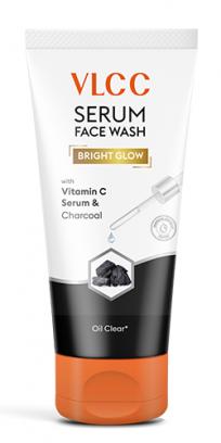 Bright Glow Serum Face Wash with Vitamin C Serum & Charcoal - 100ml