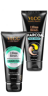 Ultimo Blends Charcoal Face Wash & Face Pack