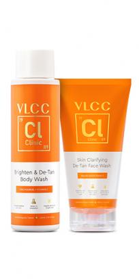  Skin Clarifying and Brightening Face & Body Wash Combo
