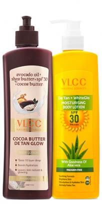Cocoa Butter & DeTan + WhiteGlo Moisturising Body Lotion SPF 30 PA+++