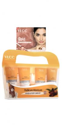 Gold Facial kit for Sensitive Skin & Pedicure Manicure Kit Combo