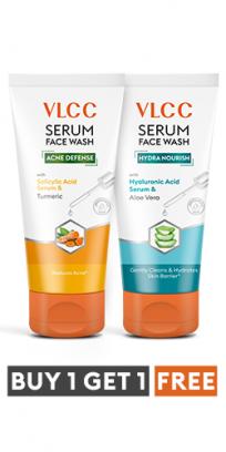 Salicylic Acid & Turmeric Serum Face Wash for AM & Aloe Vera Serum Face Wash for PM