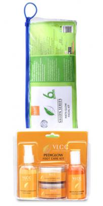 Pedi Glow Foot Care Kit & Salon Series Insta Glow Facial Kit