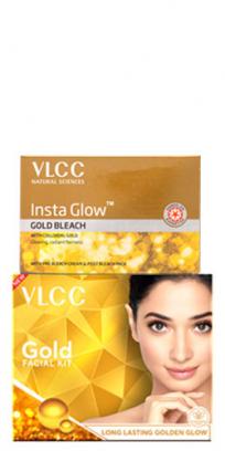 Gold Facial Kit & Insta Glow Gold Bleach