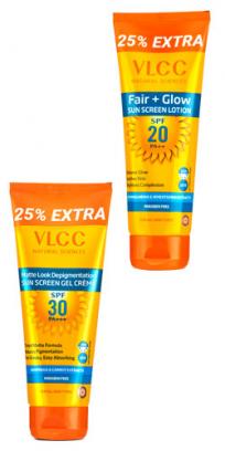 Matte Look Sunscreen SPF 30 PA+++ & Fair+Glow Sunscreen Lotion SPF20 PA ++ 