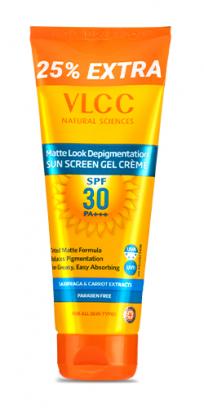 Matte Look SPF 30 PA ++ Sunscreen  Gel Cream - 100 g with 25 g Extra 