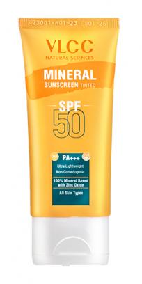 Mineral Sunscreen Tinted SPF 50 PA+++ Ultra Lightweight Non-Comedogenic - 50 g