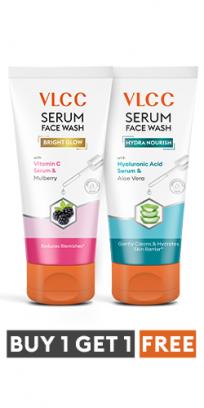 Vitamin C & Mulberry Serum Face Wash for AM & Aloe Vera Serum Face Wash for PM