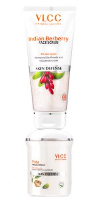 Pista Massage Cream & Indian Berberry Face Scrub