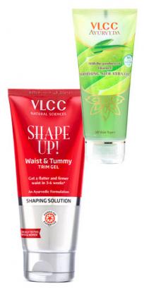 Shape Up Waist and Tummy Trim Gel & Ayurveda Soothing Aloevera Gel