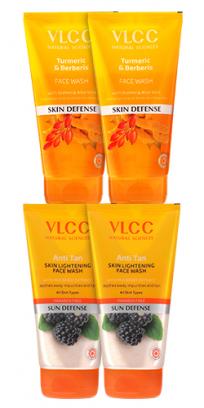 Anti Tan Skin Lightening & Turmeric and Berberris Face wash 