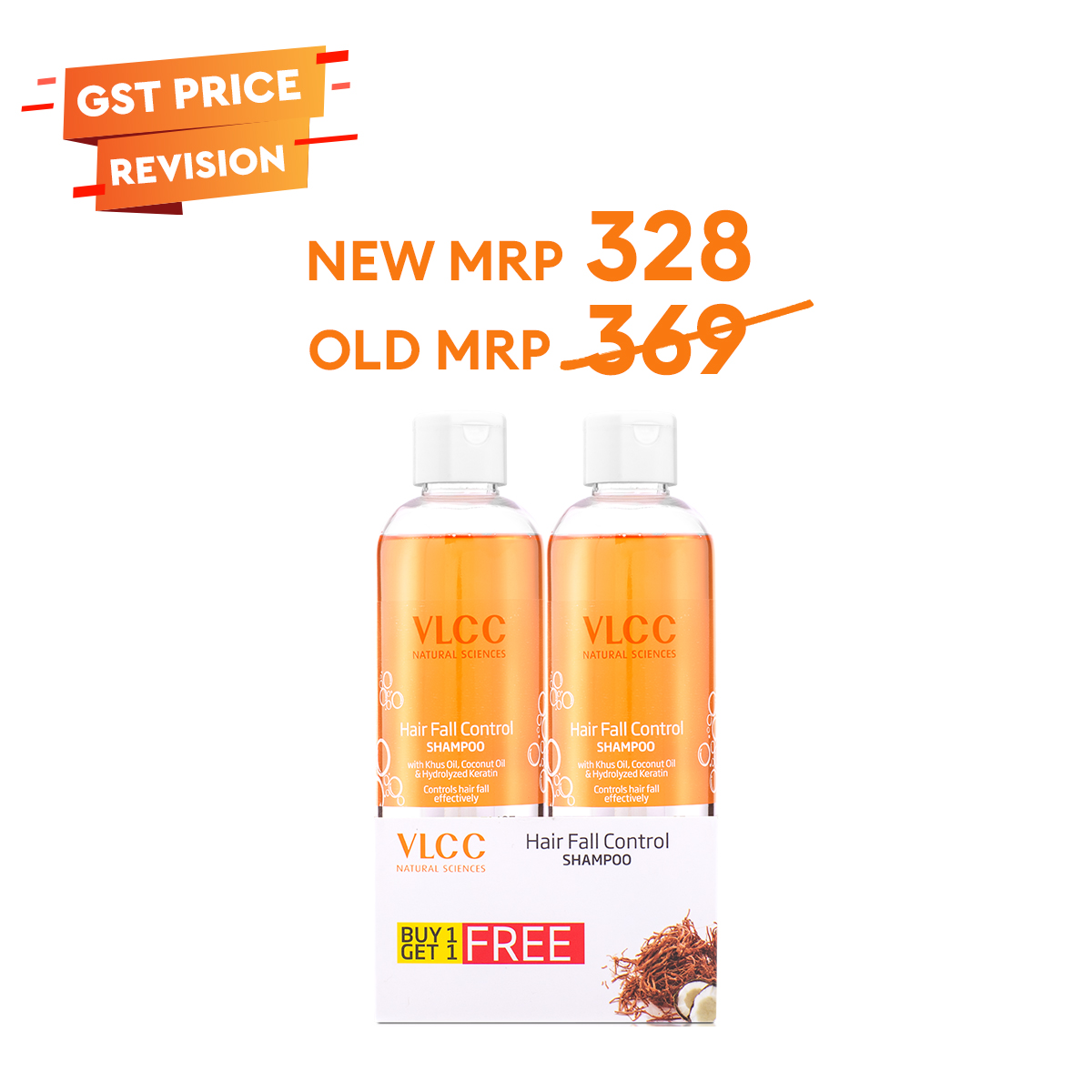 VLCC Hair Fall Control Shampoo - Strengthen and Revitalize Your Hair