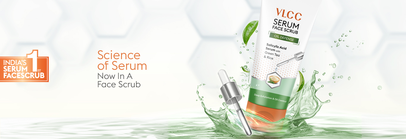 Benefits of VLCC Oil Defense Scrub with Salicylic Acid Serum - 150g - Green Tea & Rice
