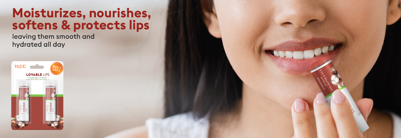 Benefits of Lovable Lips Hydrating Lip Balm with Shea Butter & Vitamin E - 4.5g + 4.5g B1G1