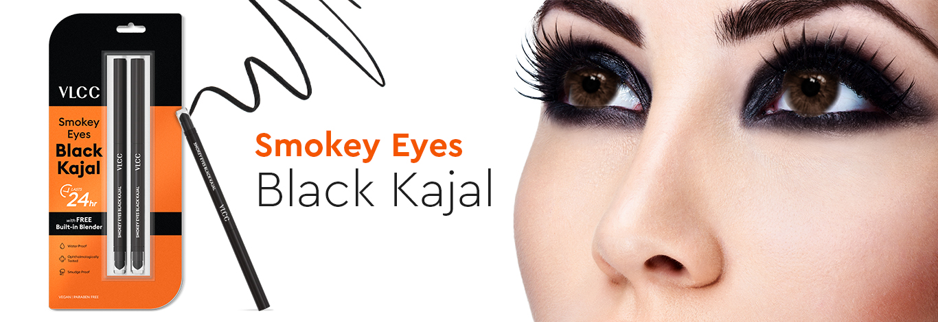 Benefits of Smokey Eyes Kajal - Black (Pack of 2)