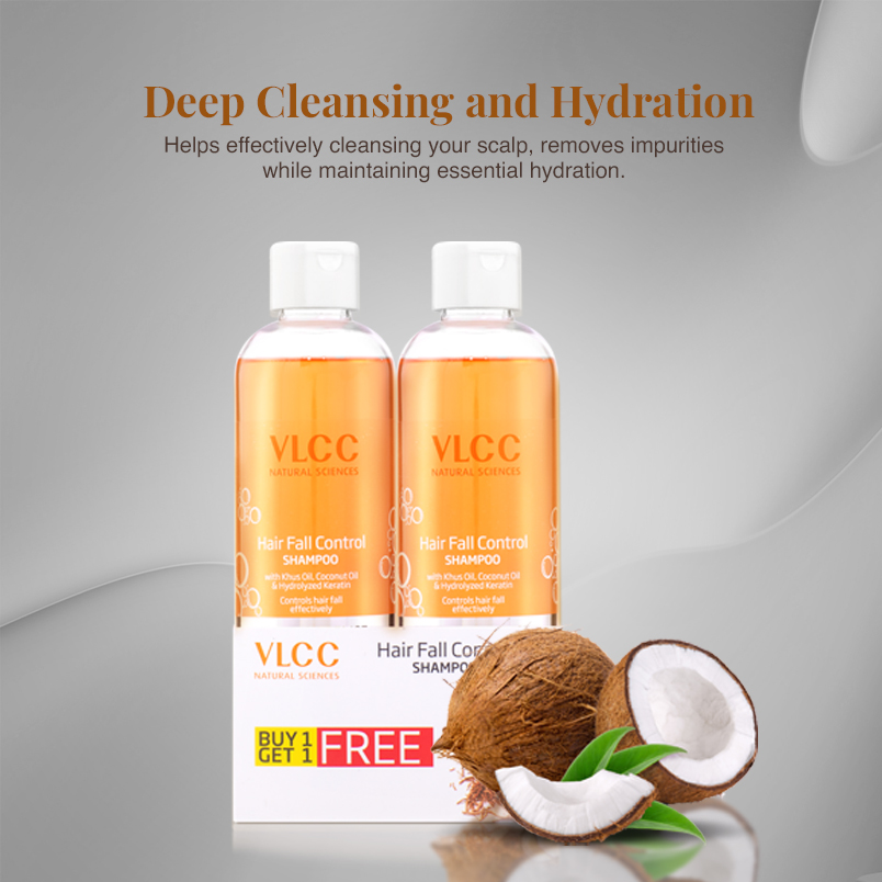 Benefits of Hair Fall Control Shampoo with Buy One Get One - 350 ml Each