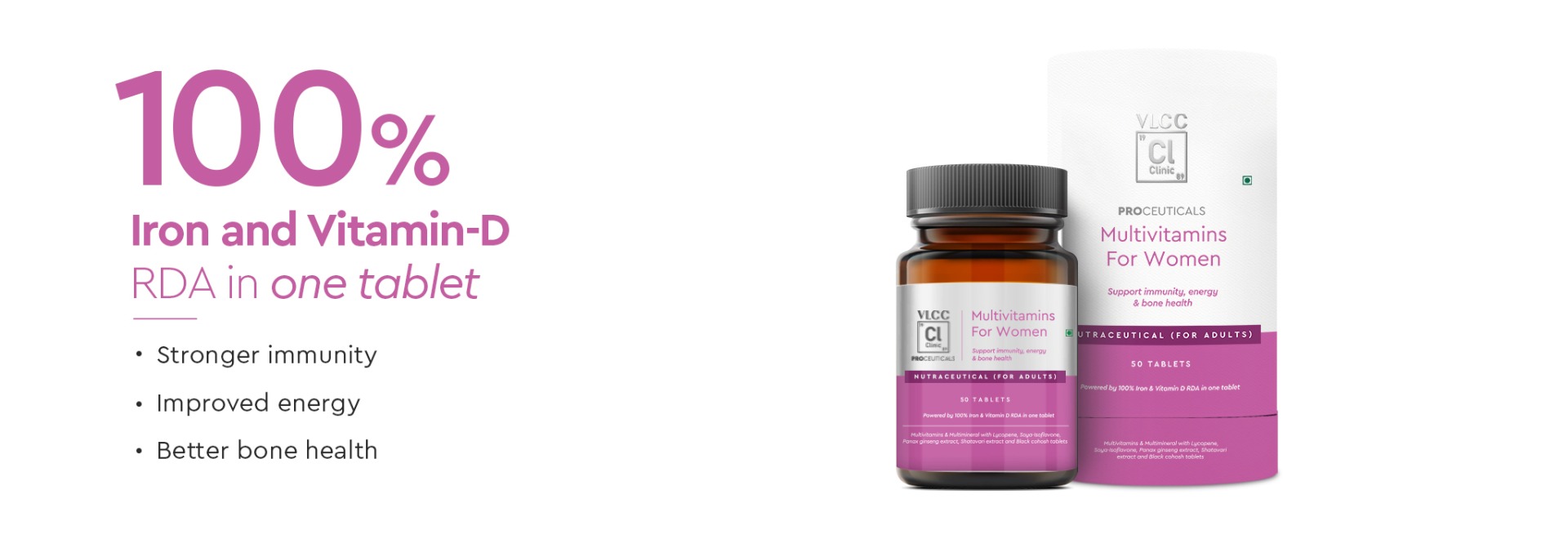 Benefits of Proceuticals Multivitamins For Women | 50N Tablets