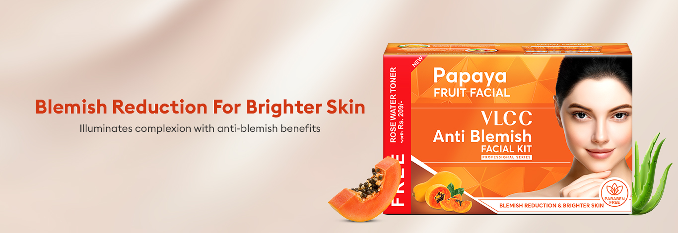 Benefits of Papaya Fruit Facial Kit  - 300 g with FREE Rose Water Toner - 100 ml