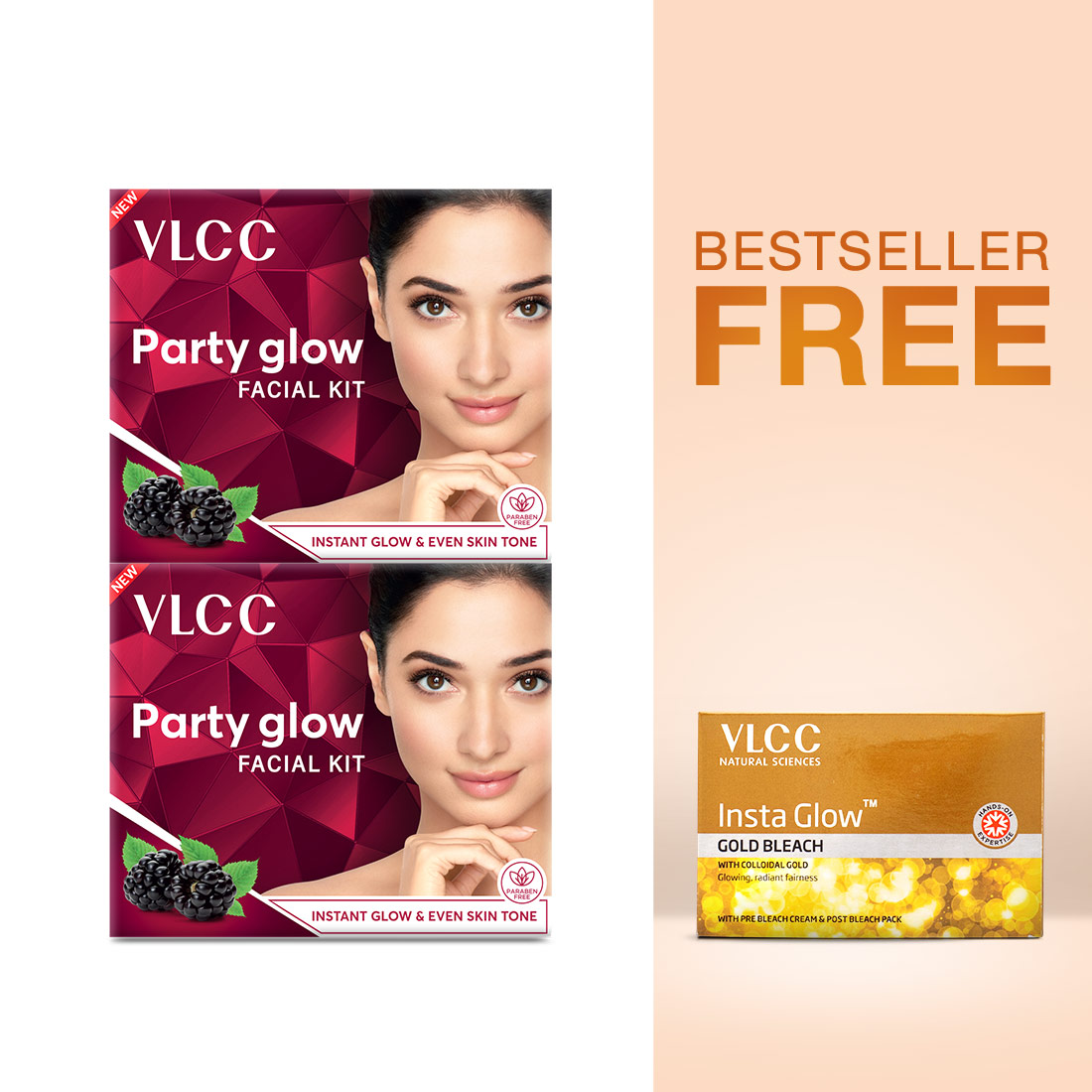 VLCC Party Glow Facial Kit | Instant Radiance and Glow for Special Occasions