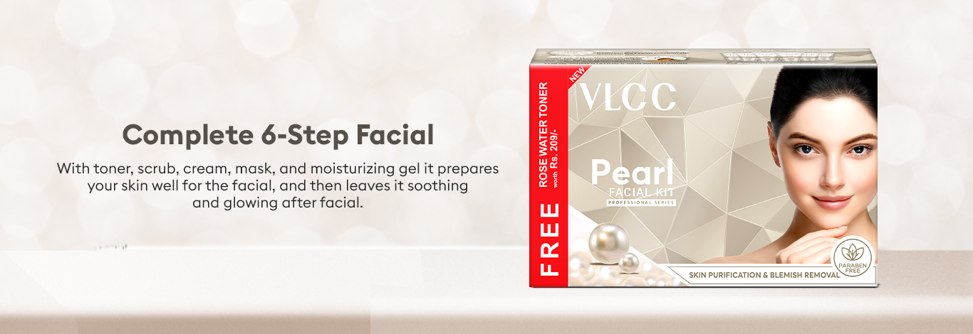 Benefits of Pearl Facial Kit - 300 g with FREE Rose Water Toner - 100 ml