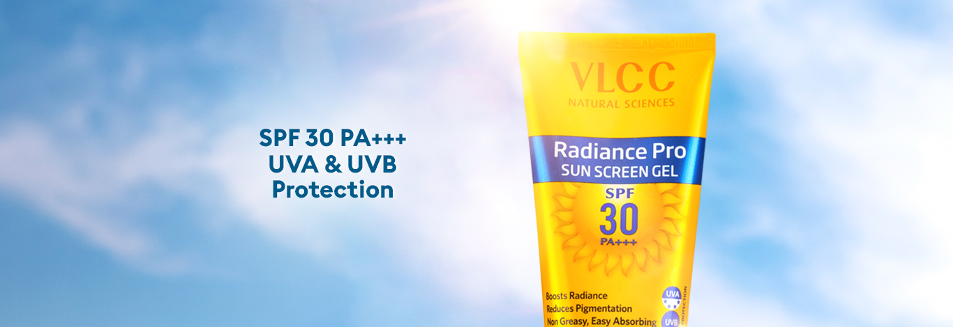 Benefits of Radiance Pro SPF 30 PA+++ Sunscreen  Gel -  100 g with 25 g Extra 