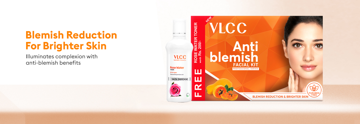 Benefits of Anti Blemish Facial Kit - 300 g with FREE Rose Water Toner - 100 ml