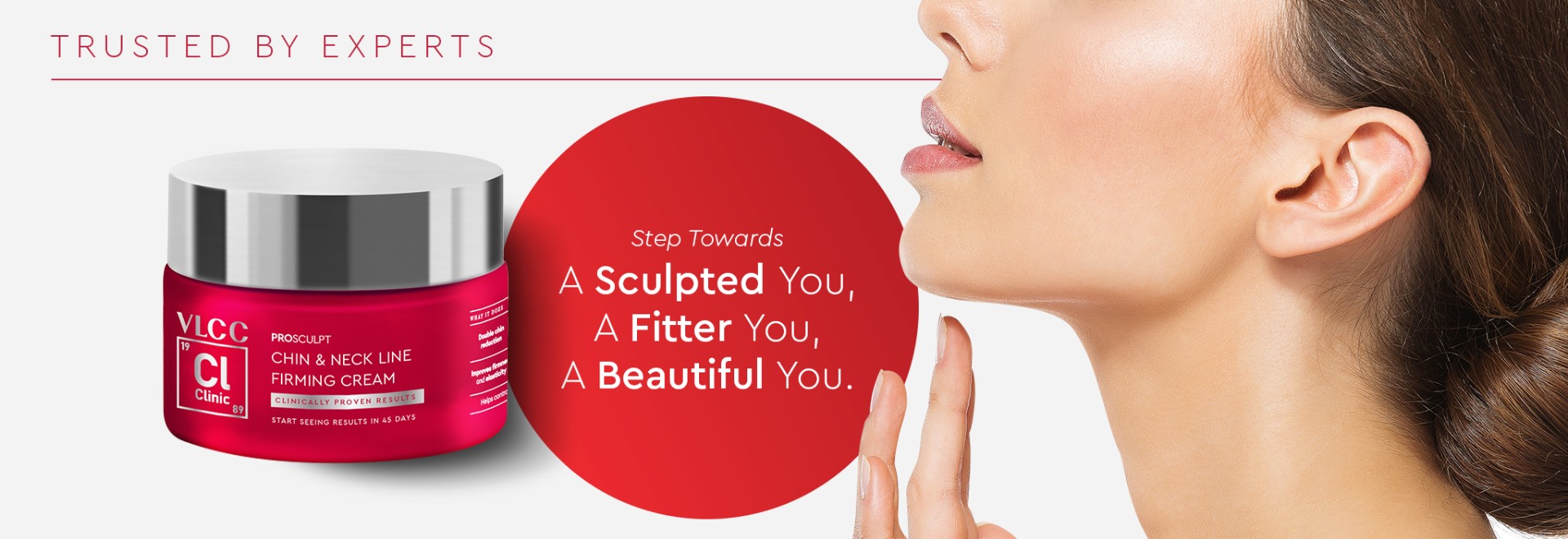 Benefits of Prosculpt Chin & Neck Line Firming Cream | Visible Results in 45 Days